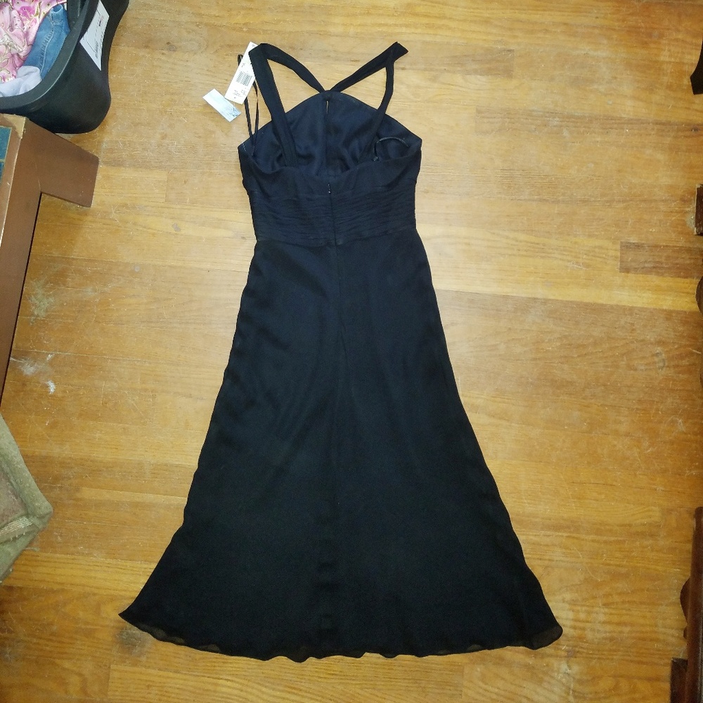 NWT Ann Klein chiffon long dress Size 4 - Picture 2 of 4